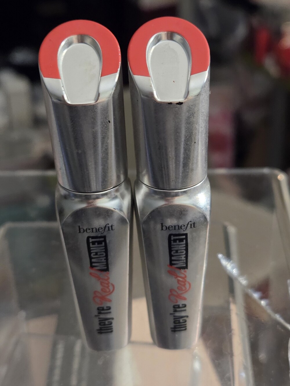 Set- Benefit They're Real! Magnet Black Mascara Mini Travel Duo